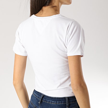 Tommy Hilfiger - Tee Shirt Femme Stretch 6320 Blanc