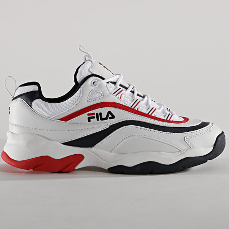 Fila - Baskets Ray F Low 1010578 01M White Navy Red