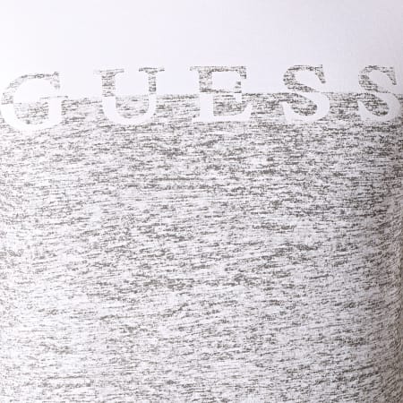 Guess - Tee Shirt U92M03JR00A Blanc Gris Chiné