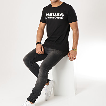 Heuss L'Enfoiré - Tee Shirt Logo Noir