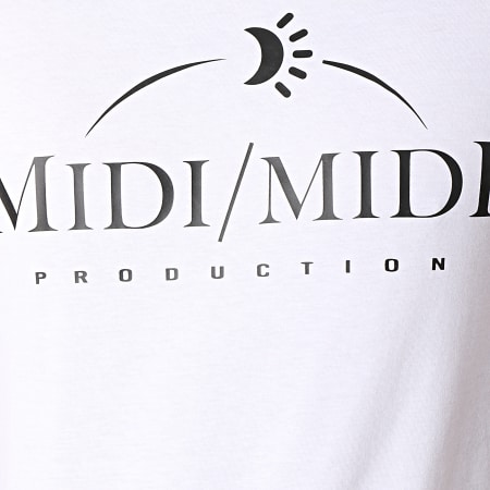 Heuss L'Enfoiré - Camiseta Midi Midi Blanca