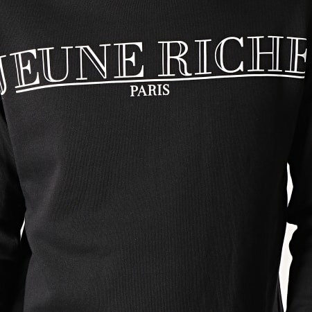 Jeune Riche - Sweat Crewneck Jeune Riche Paris Noir