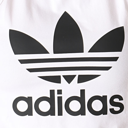 Adidas Originals - Débardeur Crop Femme Trefoil DV2561 Blanc Noir