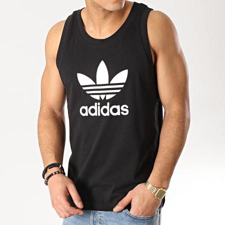 Adidas Originals - Camiseta de tirantes Trefoil DV1509 Negro
