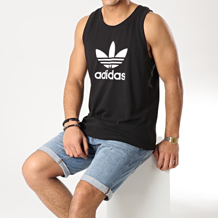 Adidas Originals - Camiseta de tirantes Trefoil DV1509 Negro