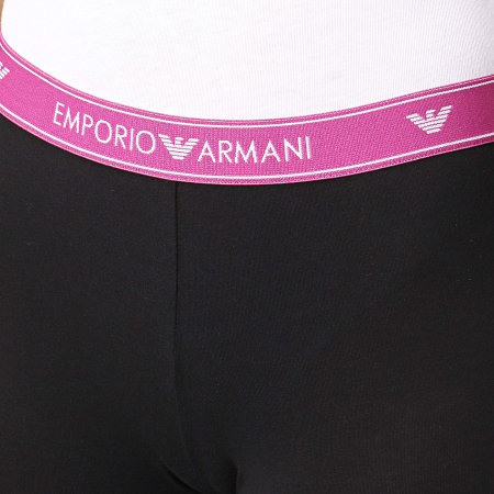 Emporio Armani - Legging Femme 164162-9P317 Noir Violet