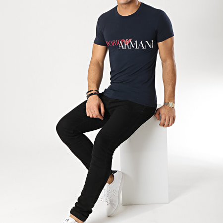 Emporio Armani - Tee Shirt 111035-9P516 Bleu Marine