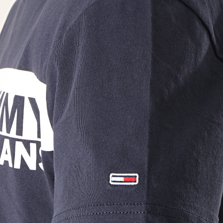 Tommy Hilfiger - Tee Shirt Box Logo 6089 Bleu Marine