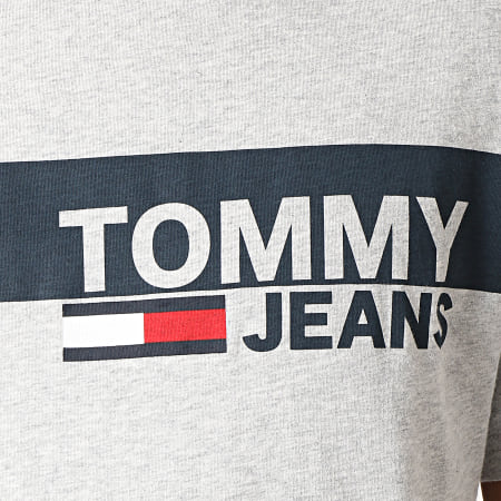 Tommy Hilfiger - Tee Shirt Box Logo 6089 Gris Chiné