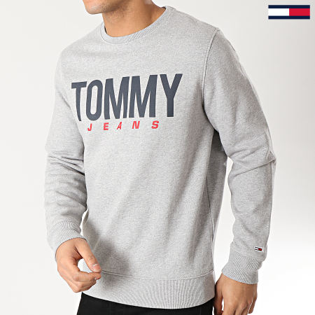 Tommy Hilfiger - Sweat Crewneck Essential Logo 6291 Gris Chiné