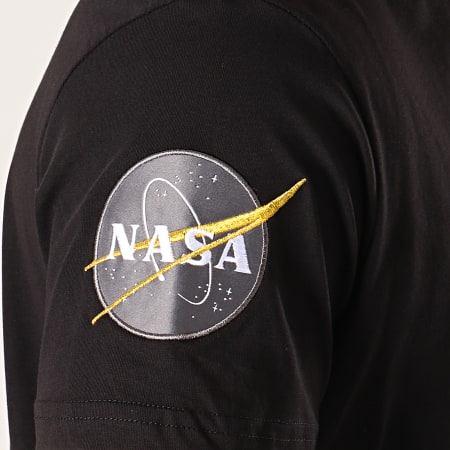 Alpha Industries - Tee Shirt Nasa 176506 Noir