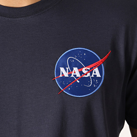Alpha Industries - Tee Shirt Nasa Space Shuttle Bleu Marine