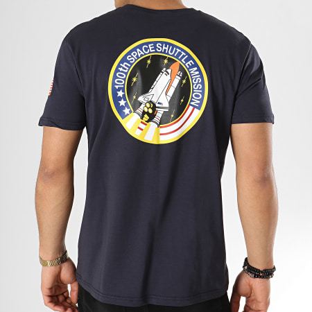 Alpha Industries - Camiseta Nasa Space Shuttle Navy