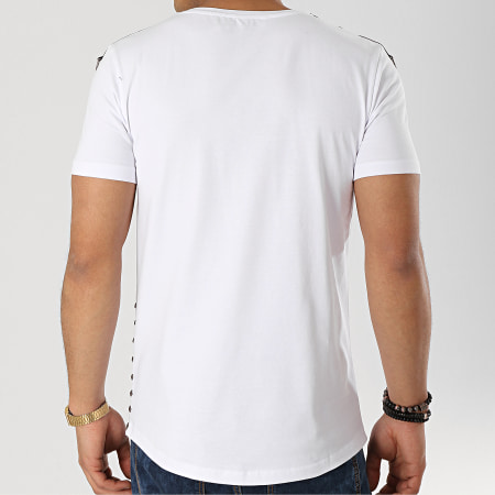 Classic Series - Tee Shirt A Bandes 326 Blanc