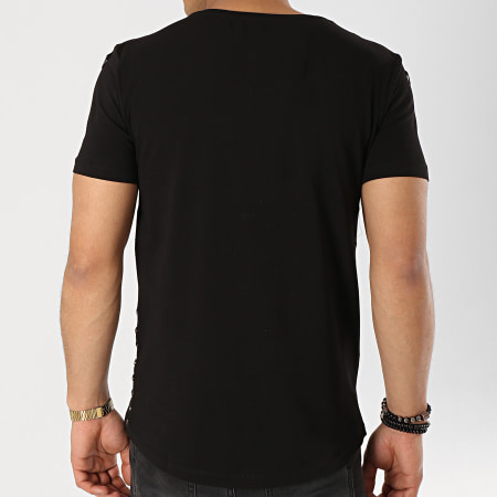 Armita - Tee Shirt A Bandes 326 Noir