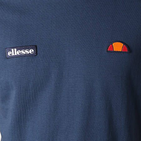 Ellesse - Tee Shirt Oversize A Bandes Fede SHA05907 Bleu Marine