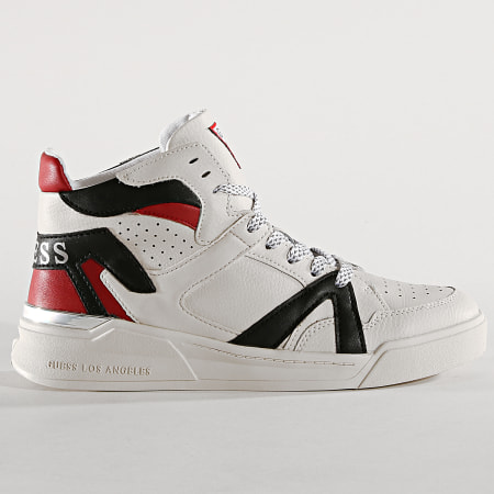Guess - Baskets FM6MADLEA12 White Red Black