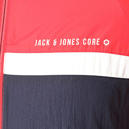 Jack And Jones - Coupe-Vent Sneak Rouge Blanc Bleu Marine