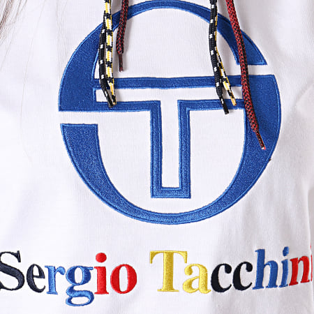 Sergio Tacchini - Sweat Capuche Femme Crop Cleo 38050 Blanc
