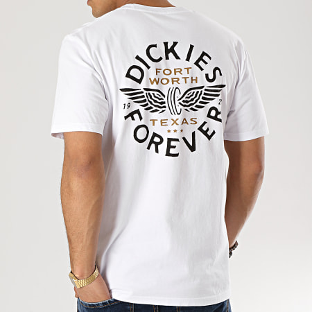 Dickies - Tee Shirt Poche Pawling Blanc