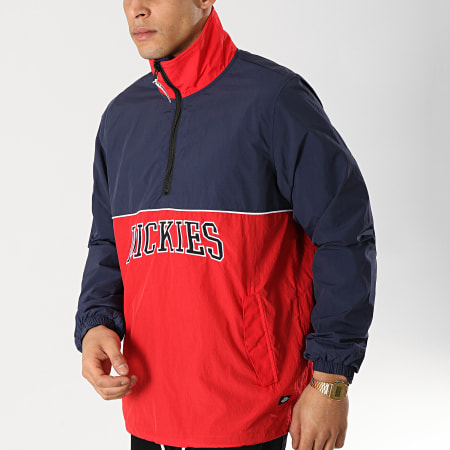 Dickies - Coupe-Vent Pennellville Rouge Bleu Marine