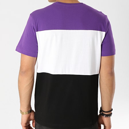 Fila - Tee Shirt Day 681244 Noir Blanc Violet