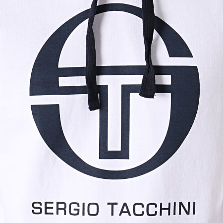 Sergio Tacchini - Sweat Capuche Comma 38028 Blanc
