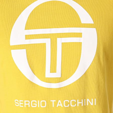 Sergio Tacchini - Tee Shirt Iberis 37740 Jaune Blanc