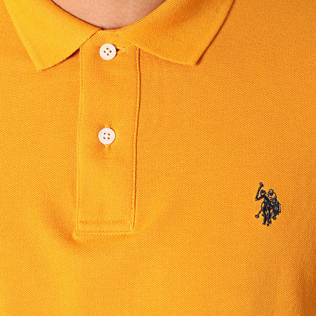 US Polo ASSN - Polo Manches Courtes Institutionnal Jaune