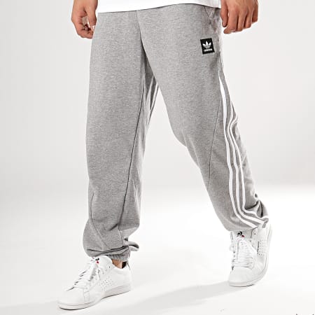 Adidas Originals - Pantalon Jogging A Bandes Insley DU8311 Gris Chiné
