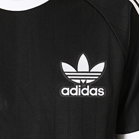 Adidas Originals - Tee Shirt De Sport Avec Bandes Baseball DC1621 Noir