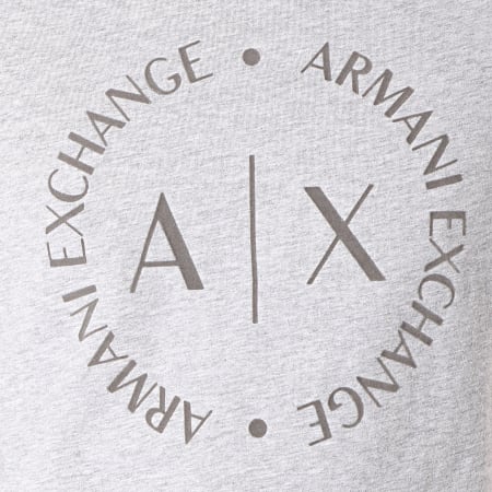 Armani Exchange - Tee Shirt 8NZTCD-Z8H4Z Gris Chiné