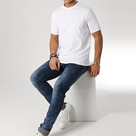 Armani Exchange - Tee Shirt 8NZTCD-Z8H4Z Blanc