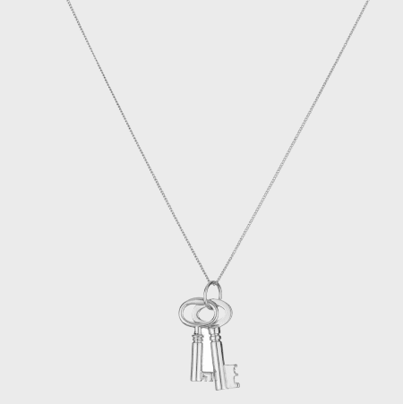 Chained And Able - Collier Mini Key Bunch NA17004 Argenté 