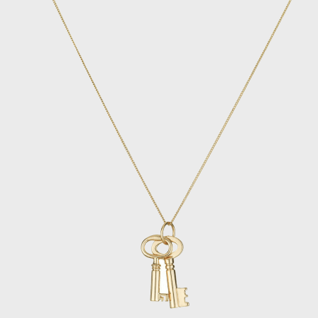 Chained And Able - Collier Mini Key Bunch NB17004 Doré