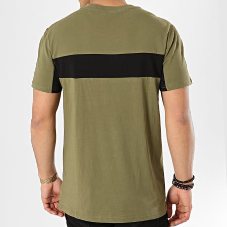 G-Star - Tee Shirt Graphic 80 D13712-336 Vert Kaki Noir
