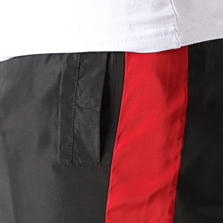 Terance Kole - Pantalon Jogging A Bandes 88031 Noir Rouge Blanc
