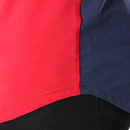 Terance Kole - Tee Shirt Oversize 98211 Bleu Marine Blanc Rouge