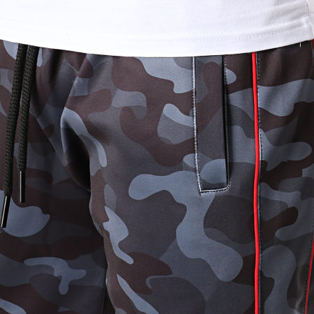 Terance Kole - Pantalon Jogging Camouflage 88024 Gris Anthracite