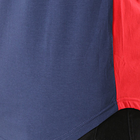 Terance Kole - Tee Shirt Oversize 98211 Rouge Bleu Marine Blanc