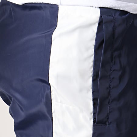 Terance Kole - Pantalon Jogging A Bandes 88030 Bleu Marine Blanc Rouge