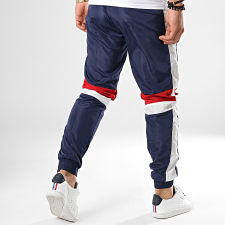 Terance Kole - Pantalon Jogging A Bandes 88030 Bleu Marine Blanc Rouge