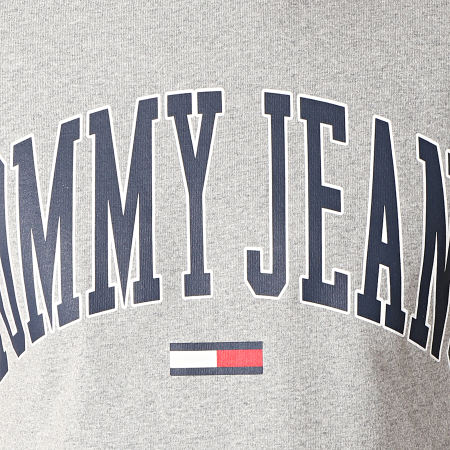 Tommy Hilfiger - Tee Shirt Collegiate Logo 5569 Gris Chiné