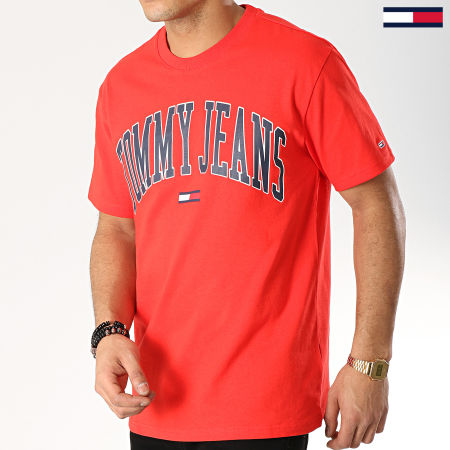 Tommy Hilfiger - Tee Shirt Collegiate Logo 5569 Rouge