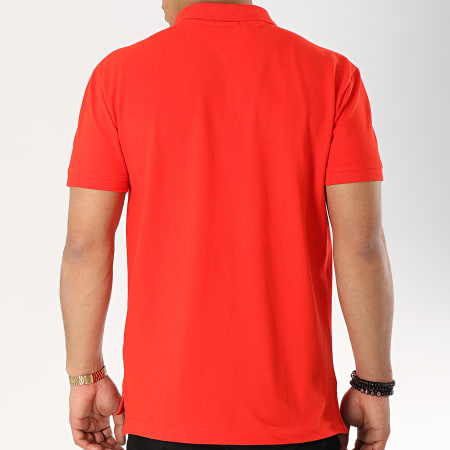 Tommy Jeans - Polo Manches Courtes Classics Solid 6112 Rouge