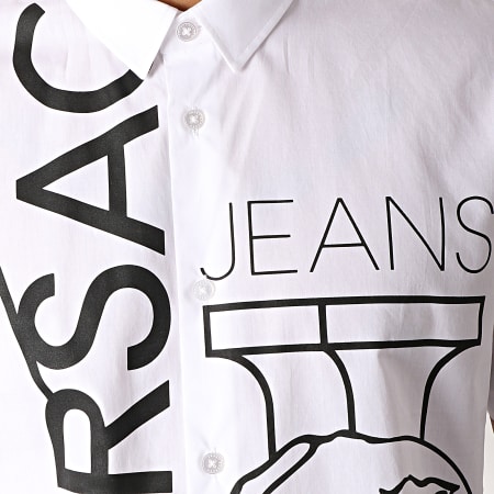 Versace Jeans Couture - Chemise Slim Manches Courtes TUM203 B1GTB6SC-30206 Blanc