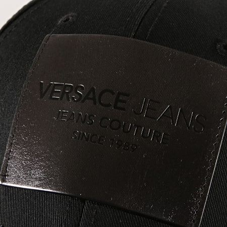 Versace Jeans Couture - Casquette Mid Visor Patch VJ Noir