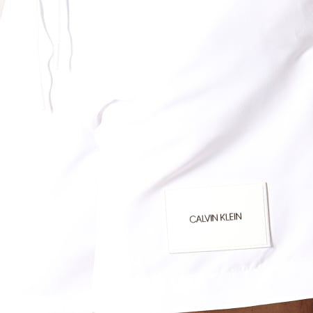 Calvin Klein - Short De Bain Drawstring 0296 Blanc