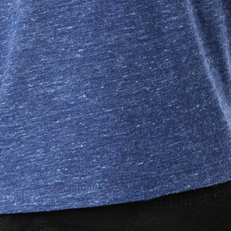 Celio - Tee Shirt Manches Longues Meknuts Bleu Marine Chiné