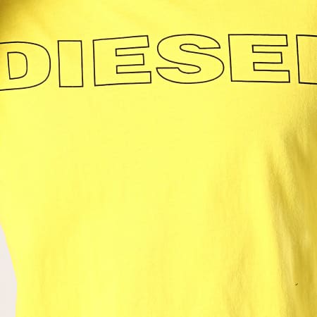 Diesel - Tee Shirt Manches Longues Capuche Jimmy 00SCW4-0DARX Jaune